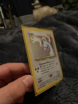 Pokemon Lugia Neo Genesis Rare Holo 90 HP Elemental Blast Card 9/111 2000 - Image 2