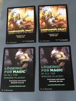 Llanowar Elves Token X4 Time Spiral Remastered Ex Condition See Pics Front Back - Image 2