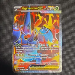 Pokemon Mega Heracross EX Ultra Rare 108/094 PFL Full Art Holo EN - Image 1