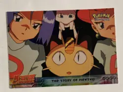 Topps Pokemon Mewtwo Strikes Back The Story Of Mewtwo Holofoil Blue Label - Image 1