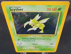 1999 Pokemon TCG Jungle Scyther Holo Rare 10/64 LP - Image 4