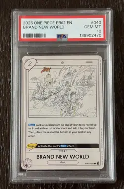 2025 One Piece Brand New World #EB02-040 PSA 10 - Image 1