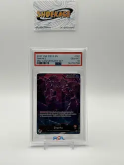2025 One Piece EN 2nd Anniversary Set Sequential Set of (5) PSA 10 w/ 061 Luffy - Image 3