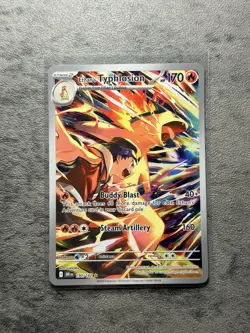 Ethan’s Typhlosion ex 190/182 Illustration Rare Destined Rivals Pokemon Card NM - Image 1