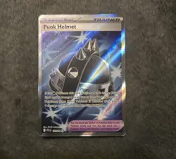 Pokemon Card - Punk Helmet - Full Art Ultra Rare (121/094) Phantasmal Flames - Image 1