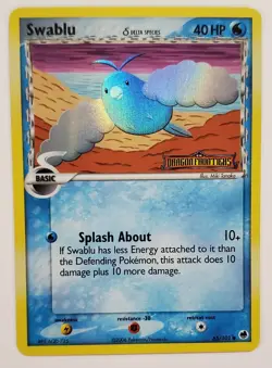 Swablu Dragon Frontiers 65/101 Reverse Holo Pokemon Card 2006 - Image 1
