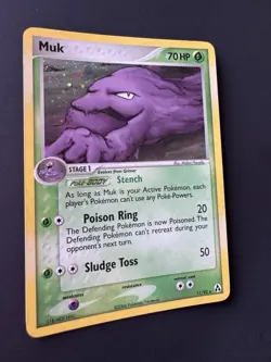 Pokemon Muk 11/92 EX Legend Maker Holo Rare TCG Card Stage 1 2006 - Image 2