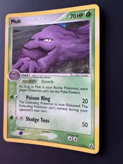Pokemon Muk 11/92 EX Legend Maker Holo Rare TCG Card Stage 1 2006 - Image 3