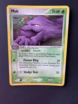 Pokemon Muk 11/92 EX Legend Maker Holo Rare TCG Card Stage 1 2006 - Image 4