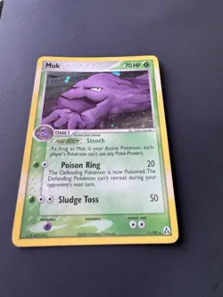 Pokemon Muk 11/92 EX Legend Maker Holo Rare TCG Card Stage 1 2006 - Image 5