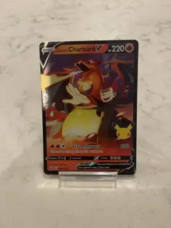 Pokemon Card Lance’s Charizard V Celebrations SWSH133 Promo - Image 1