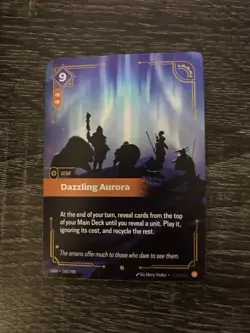 Dazzling Aurora Riftbound: Origins Epic Foil Card OGN-160 English Edition NM - Image 1