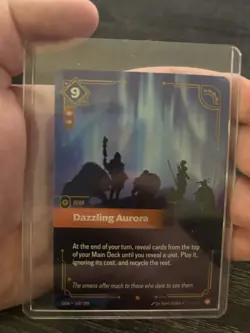 Dazzling Aurora Riftbound: Origins Epic Foil Card OGN-160 English Edition NM - Image 3