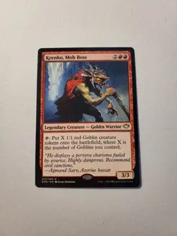 MTG - Krenko, Mob Boss Duel Decks: Speed vs. Cunning DDN NM - Image 1