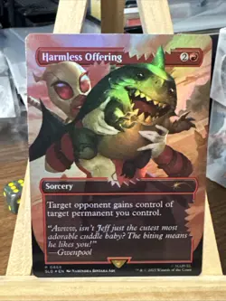 MTG *Harmless Offering Rainbow Foil X1* (NM) Marvel Deadpool Secret Lair Magic - Image 1