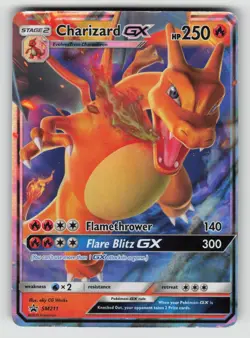 Charizard GX SM211 Promo SM Black Star Promos Pokemon HP dmg - Image 1