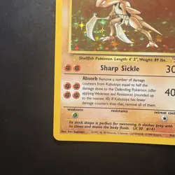 Pokemon Vintage Holo Rare Kabutops 9/62 Fossil WotC 1999 - Image 5