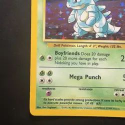 Pokemon Vintage Holo Nidoqueen 7/64 Jungle WotC 1999 - Image 5