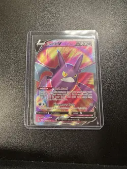 Pokemon TCG Crobat V 182/189 Full Art Darkness Ablaze Set NM Condition - Image 1