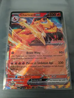 Pokemon INDONESIA GOOD DAY Promo Stamped Charizard EX 144/SV-P US SELLER - Image 1
