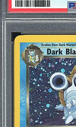 DARK BLASTOISE 2000 Pokemon Team Rocket Holo #3 - PSA 8 - Image 3