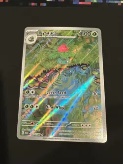 Pokemon TCG Ivysaur 167/165 Scarlet & Violet 151 Holo Secret Rare English - Image 1