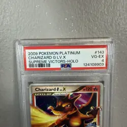 2009 Pokemon Charizard G Lv.X Supreme Victors 143/147 PSA 4 VG-EX Graded - Image 2