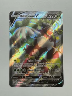 Pokemon TCG - Rillaboom V - Shining Fates SV105/SV122 Shiny Full Art - Image 1