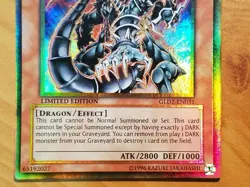 yugioh Dark Armed Dragon GLD2-EN031 Ultra Rare LIMITED EDITION near mint - Image 5