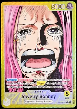 ONE PIECE JEWELRY BONNEY OP13-100 Carrying On His Will ALT ART FULL ART - Image 1