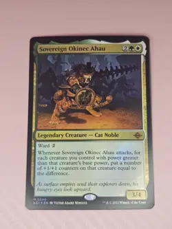 MTG TCG: Sovereign Okinec Ahau The Lost Caverns of Ixalan Foil - Image 1