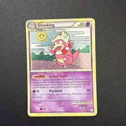 Slowking 12/123 Heartgold & Soulsilver Holo Swirl Rare Pokemon TCG 2010 LP - Image 1