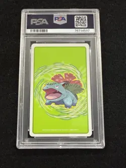 Pokemon Vulpix 7 of Diamonds from 2004 Leaf Green Poker Deck in a PSA 10 !! - Image 2