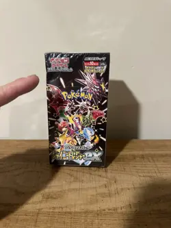 Pokemon Shiny Treasure ex Box sv4a Scarlet Violet with shrink But Box “Damaged” - Image 1