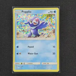 Popplio - 4/​​ 12 - Confetti Holo - McDonald's Promos 2017 - Pokemon Card - MP - Image 1
