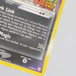 Dark Hypno 6/109 Holo Rare Pokemon 2004 EX Team Rocket Returns HP - Image 5