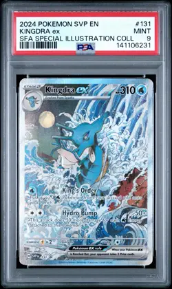 2024 POKEMON SHROUDED FABLE SPECIAL ILLUSTRATION COLLECTION KINGDRA EX PSA 9 - Image 1