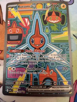 2025 Pokemon Phantasmal Flames #126/094 Rotom EX Special Illustration Rare SIR - Image 1