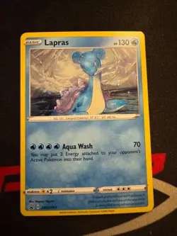 Pokemon TCG Champions Path Promo Lapras Holo Card SWSH051 - Image 1