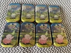 Pokemon Ascended Heroes Mini Tin Clefairyn & Chikorita, Togepi & Totodile 8 Tins - Image 1