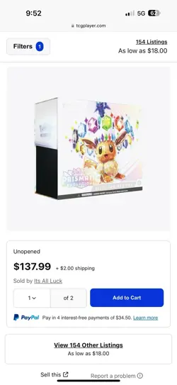 Pokemon TCG Prismatic Evolutions Elite Trainer Box ETB - Image 1