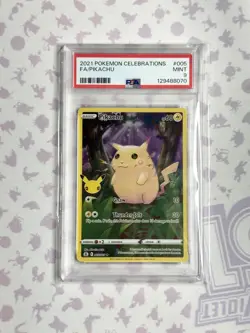 2021 Pokemon Celebrations 005/025 FA Pikachu PSA 9 - Image 1