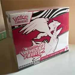 Pokemon Scarlet & Violet White Flare Elite Trainer Box Reshiram Tornadus - Image 1