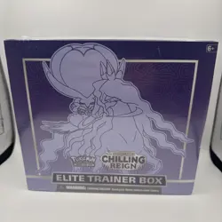 Pokemon Chilling Reign Elite Trainer Box Factory Sealed Small Rip - Image 1