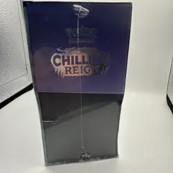 Pokemon Chilling Reign Elite Trainer Box Factory Sealed Small Rip - Image 3