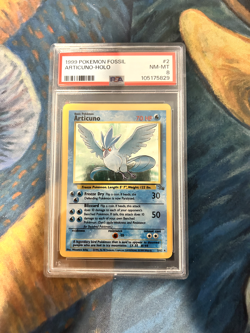 Pokemon TCG - Articuno 2/62 Holo Fossil WoTC PSA 8 - Image 1