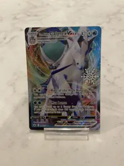 Pokemon Ice Rider Calyrex VMAX Snowflake Stamp Chilling Reign 046/196 NM EN - Image 1