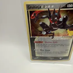 Pokemon TCG Greninja Gold Star SWSH144 - Celebrations Black Star Promo - Sealed - Image 5