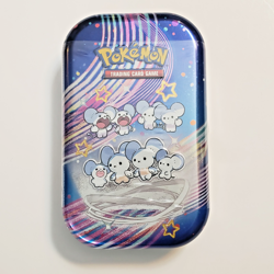 Pokemon TCG - Paldean Fates Mini Tin - Maushold - NEW Factory Sealed - Image 1