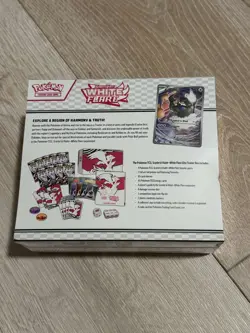 Pokemon Scarlet & Violet White Flare ETB Elite Trainer Box (New/Sealed) - Image 2
